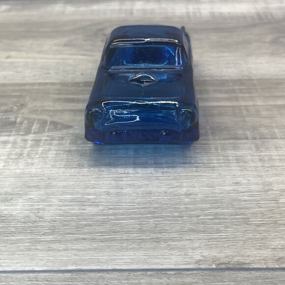 Avon Cobalt Blue Old Car After Shave Deep Woods Bottle Vintage Empty - Picture 3 of 9